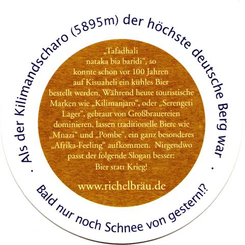 mnchen m-by richel krieg 6b (rund200-als der kili-braunblau) 